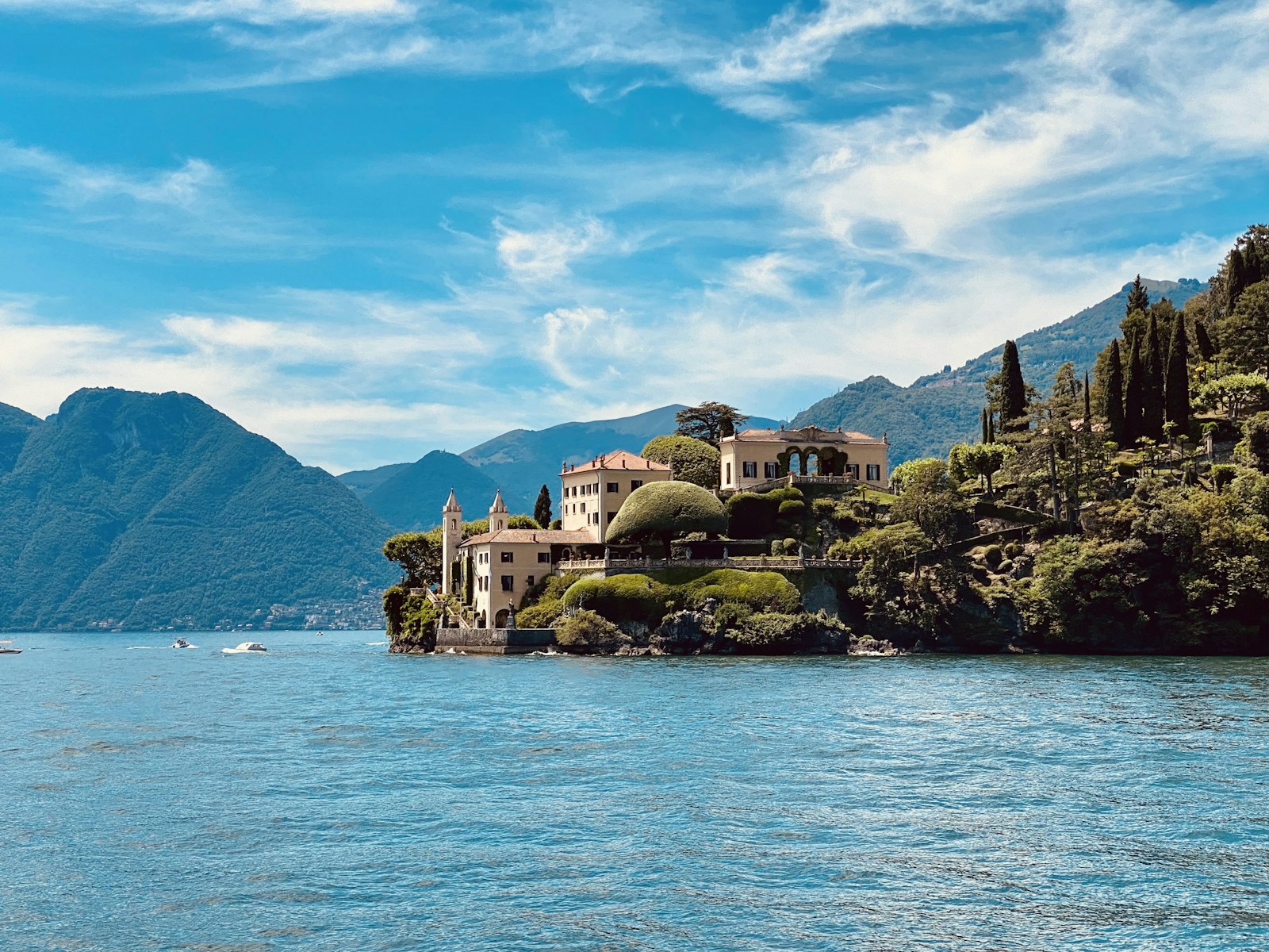 La Villa del Balbianello au bord du lac de Côme